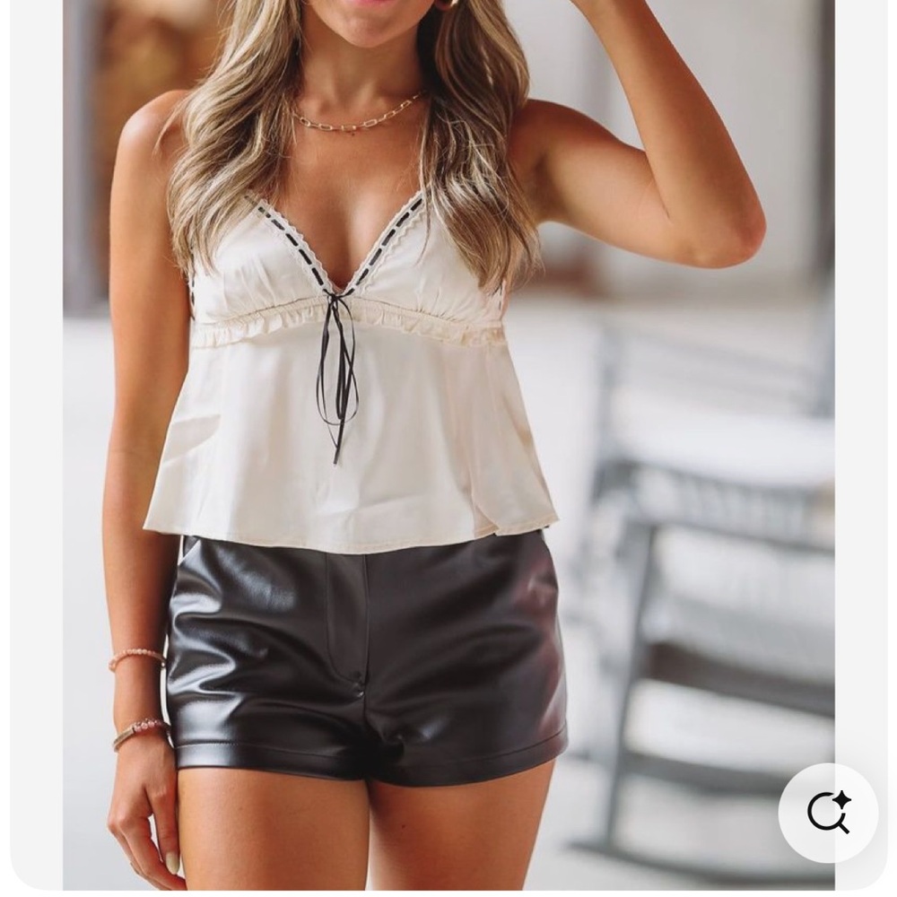 Hazel & Olive Satin Top
